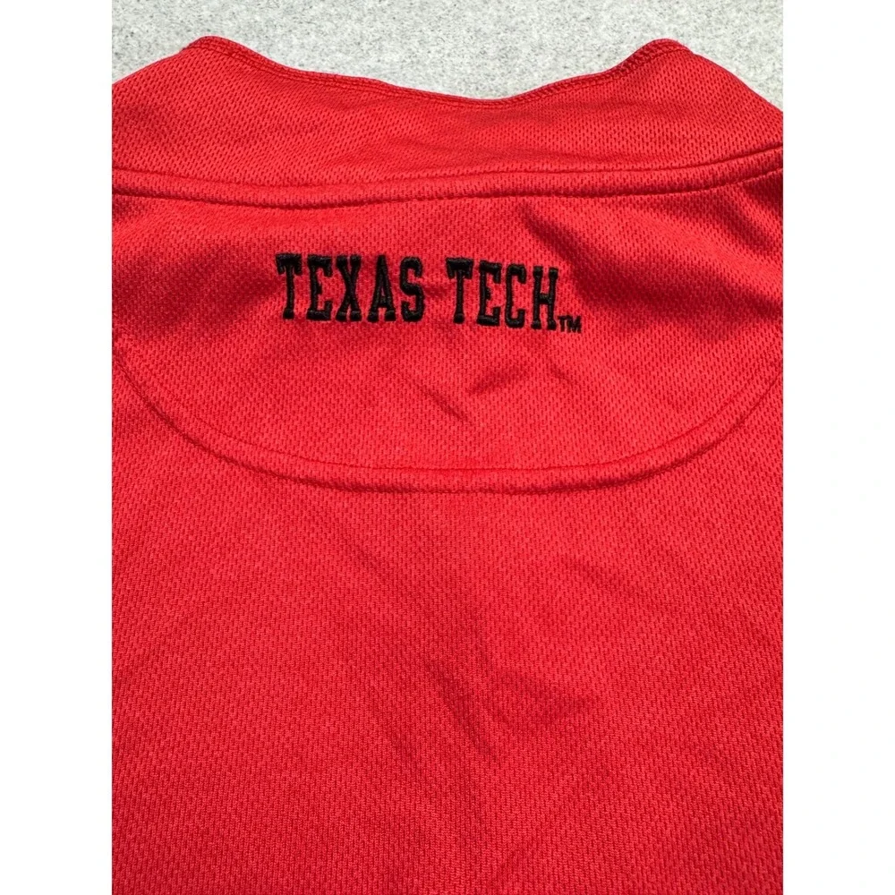 Knights Apparel Quarter Zip Mens 2XL Red Texas Tech Red Raiders Pullover‎